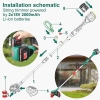 Hychika podkaszarka akumulatorowa 36 V ST40B (2x18V) pochylana głowica + SUPER GRATIS!!!